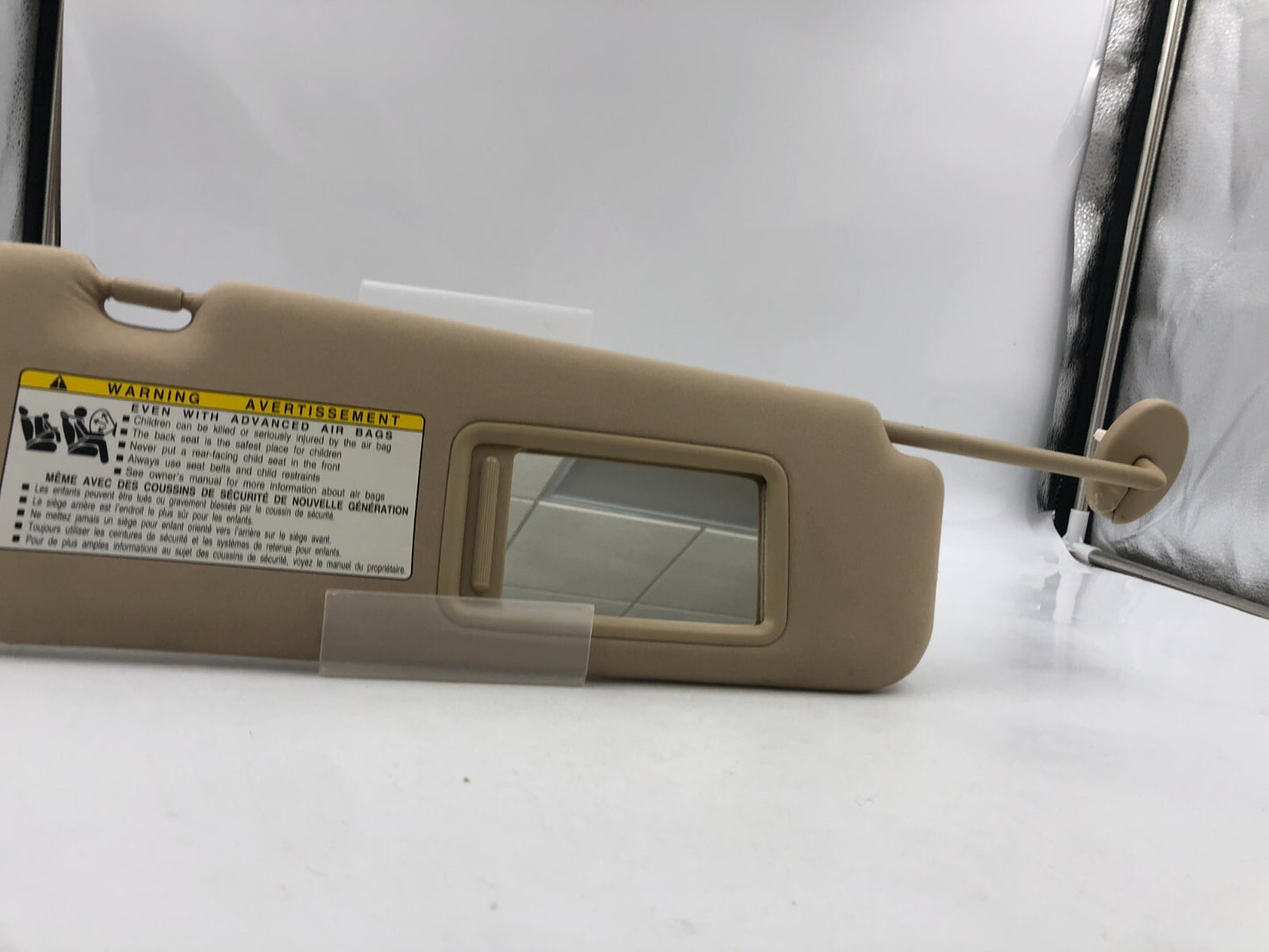 2007-2009 Lexus ES350 Passenger Sun Visor Tan OEM  A01B30023