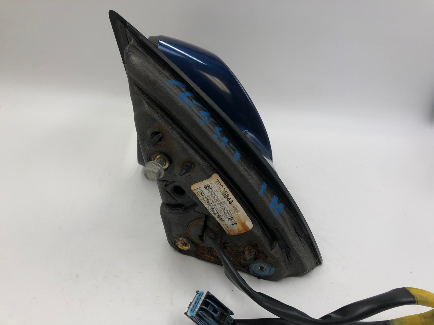 2010-2011 Chevrolet Equinox Driver Side Power Door Mirror Blue OEM C04B53067