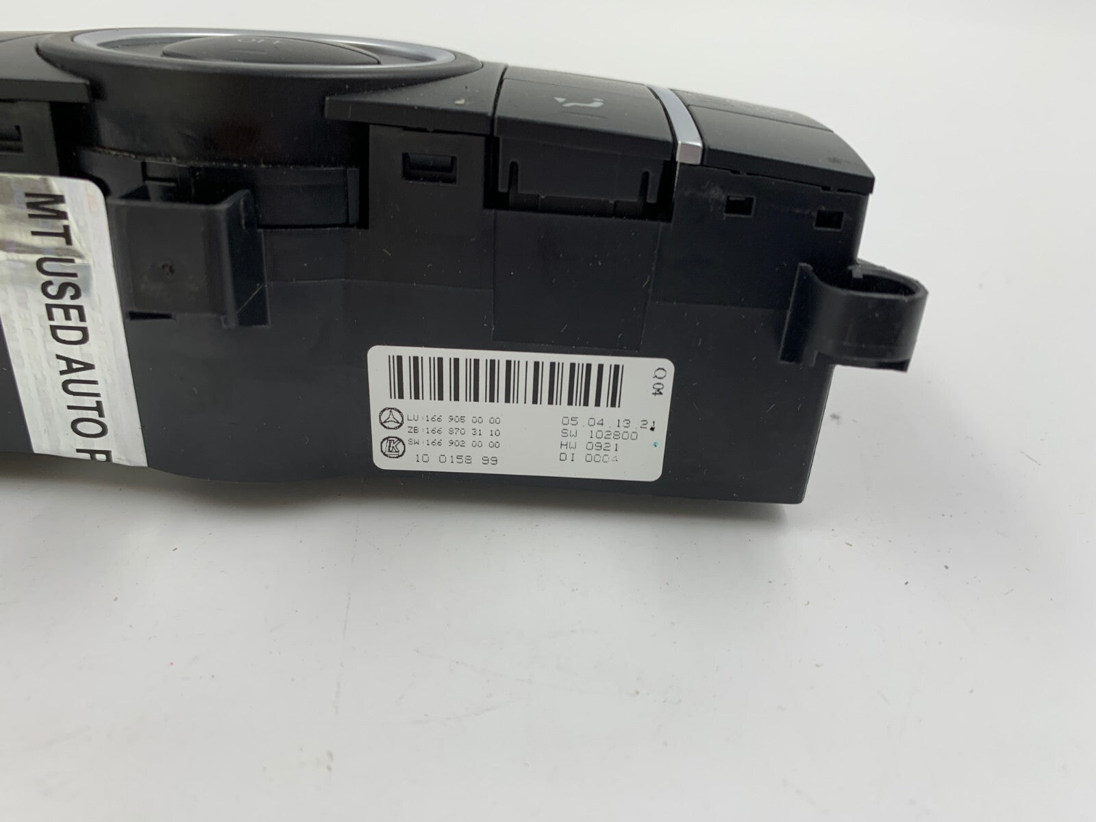 2012-2013 Mercedes-Benz ML350 AC Heater Climate Control Unit OEM E02B54093