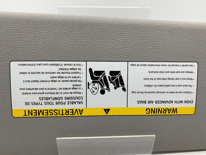 2008-2010 BMW E60 Driver Sun Visor Gray Illuminated OEM A03B53005