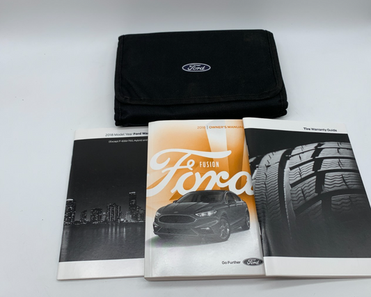 2018 Ford Fusion Owners Manual Set with Case OEM C03B08005