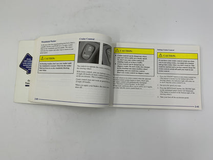2001 Buick LeSabre Owners Manual OEM C02B36079