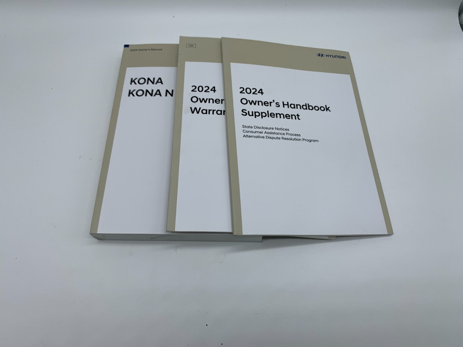 2024 Hyundai Kona Owners Manual Set OEM B04B49018