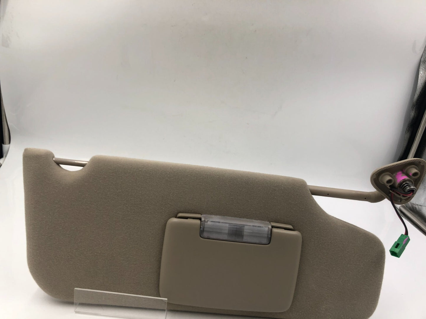 2008-2009 Mercury Sable Passenger Sun Visor Tan Illuminated OEM B02B05049