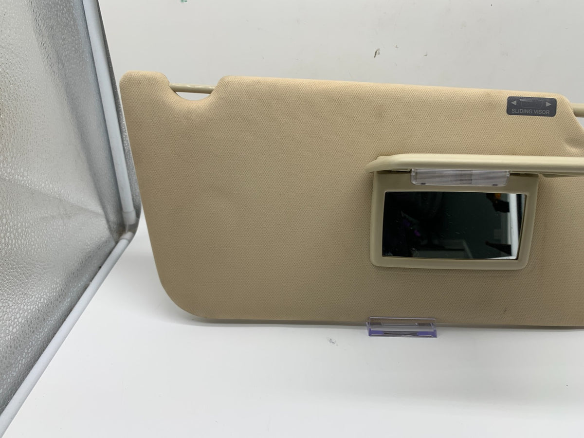 2013-2019 Ford Flex Passenger Sun Visor Shade Tan Illuminated OEM B01B13032