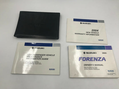 2004 Suzuki Forenza Owners Manual Set with Case B02B22041