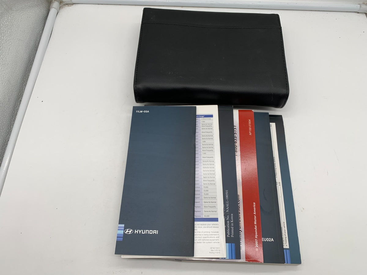 2011 Hyundai Tucson Owners Manual Set with Case OEM A02B07025
