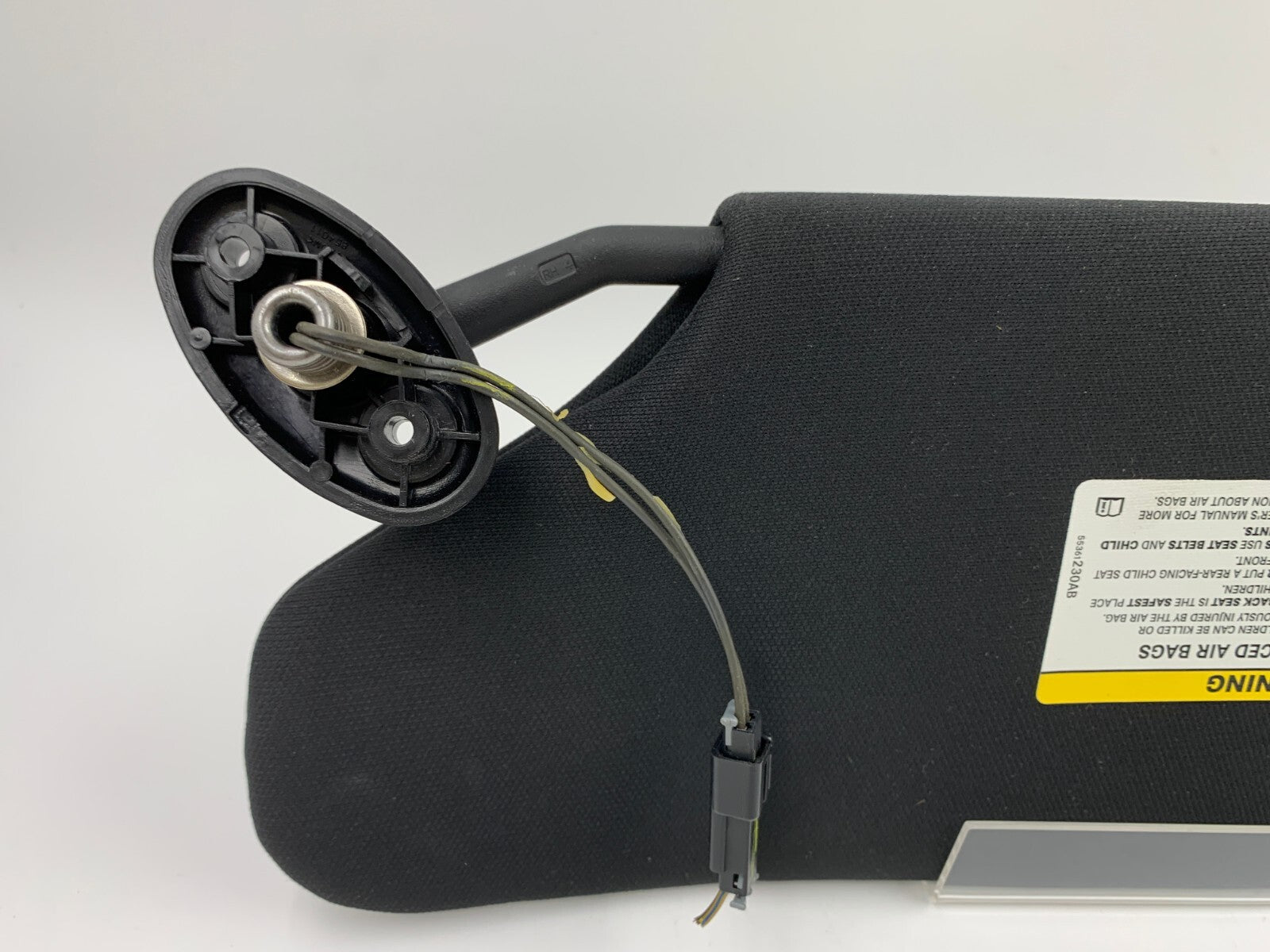 2011-2014 Chrysler 200 Passenger Sun Visor Illuminated Black OEM D04B13093