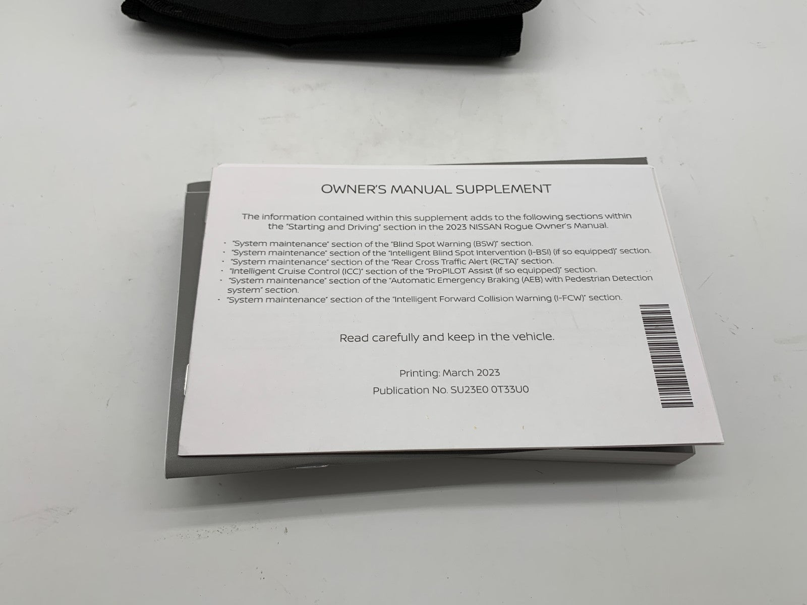 2023 Nissan Rogue Owners Manual Set OEM B04B25008