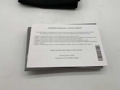 2023 Nissan Rogue Owners Manual Set OEM B04B25008