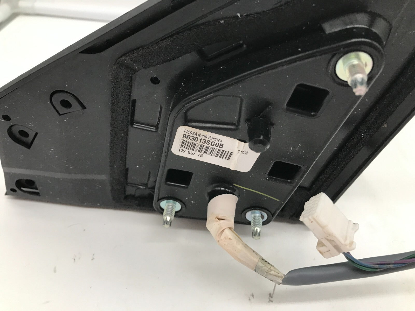 2013-2015 Nissan Sentra Passenger Side View Power Door Mirror Black OE A02B41031