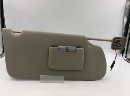 2009-2012 Ford Flex Passenger Sun Visor Shade Tan Illuminated OEM B01B21001