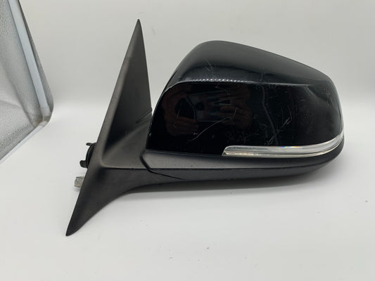 2013-2018 BMW 328i Driver Side View Power Door Mirror Black OEM C02B30066