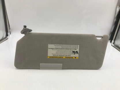 2002-2006 Toyota Camry Passenger Sun Visor Gray OEM D01B63004
