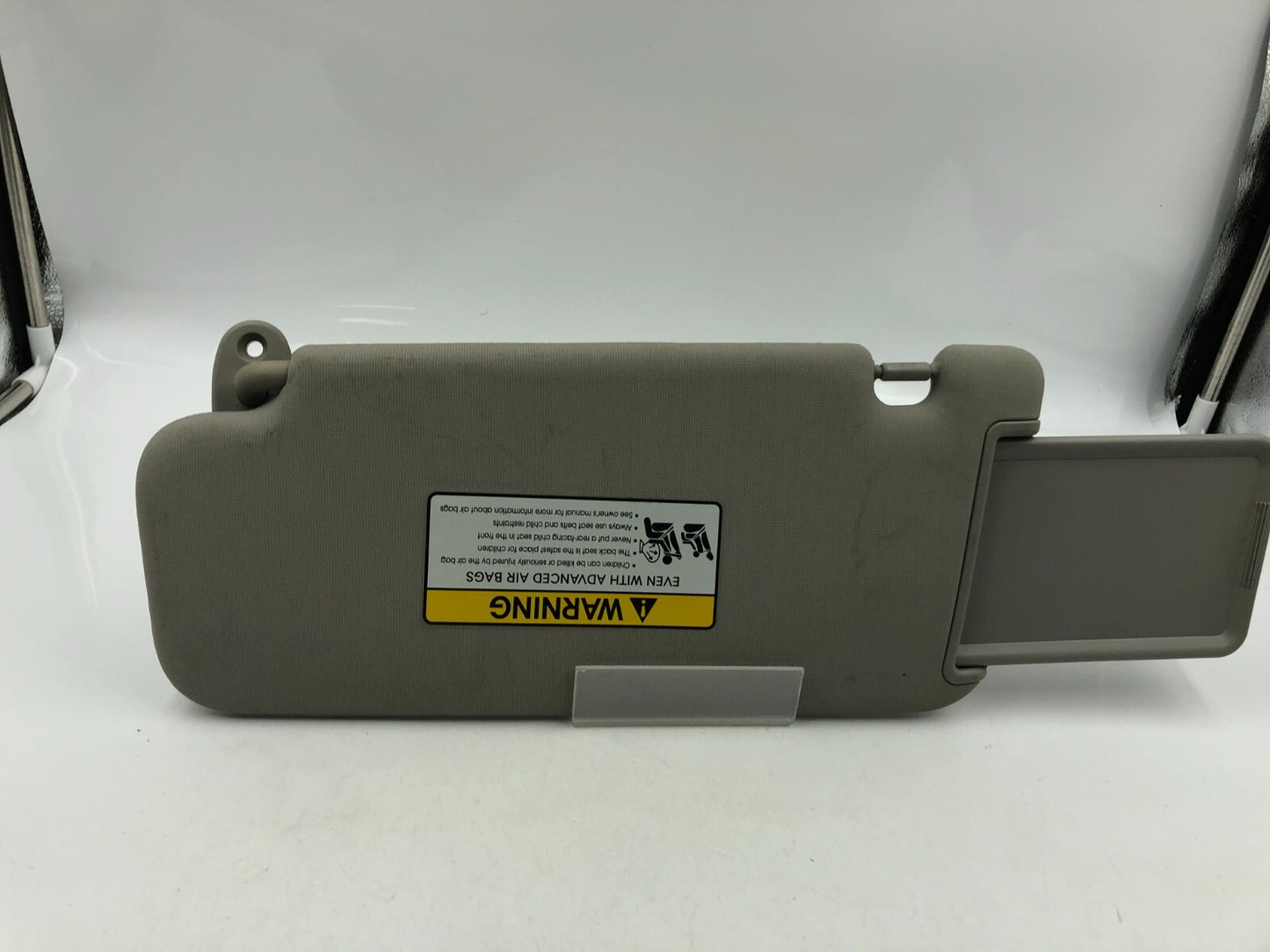2010-2013 Kia Forte Passenger Sun Visor Gray OEM A04B04033