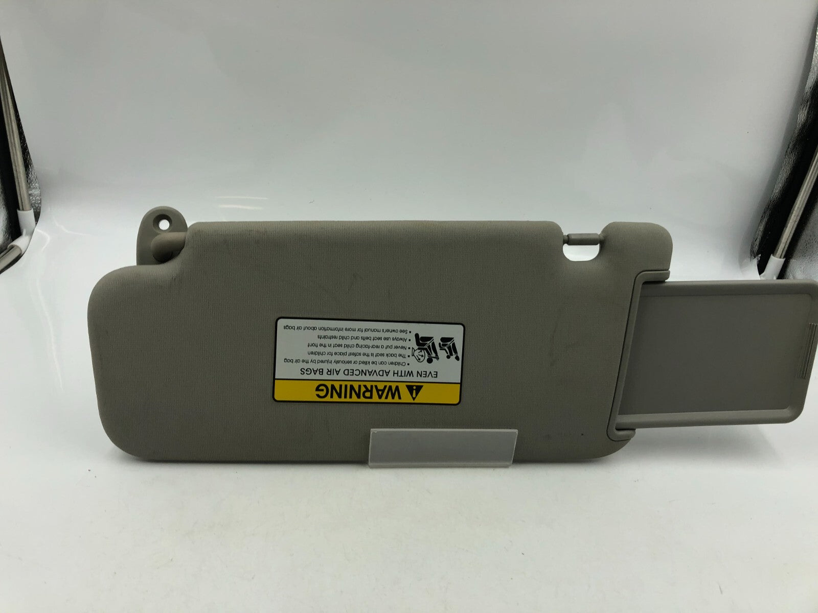2010-2013 Kia Forte Passenger Sun Visor Gray OEM A04B04033