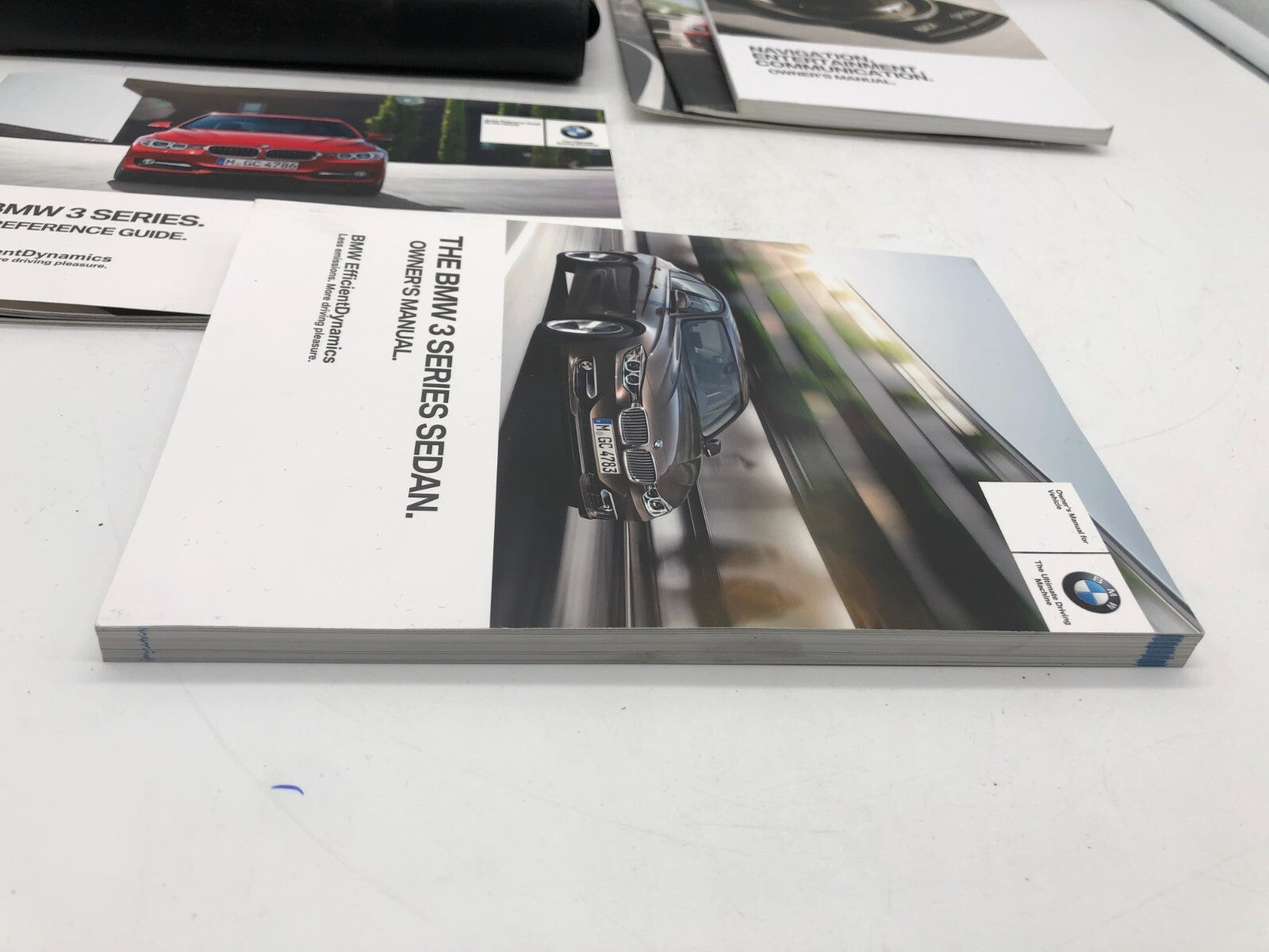 2012 BMW 3 Series Owners Manual Set with Case OEM E02B40066