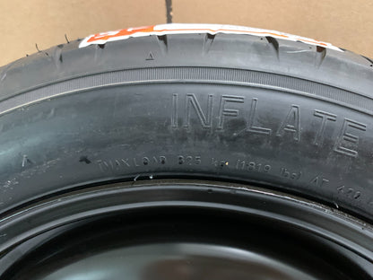 2017-2023 Subaru Impreza 16" Spare Tire Wheel Compact Donut T135/80D16