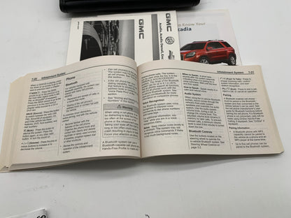 2014 GMC Acadia Denali Owners Manual Set with Case OEM B04B55051