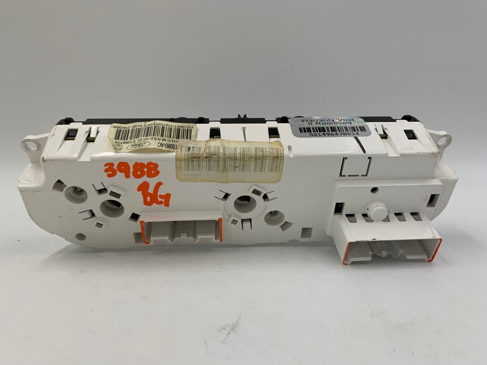 2012 Ford Focus AC Heater Climate Control Unit OEM C01B36009