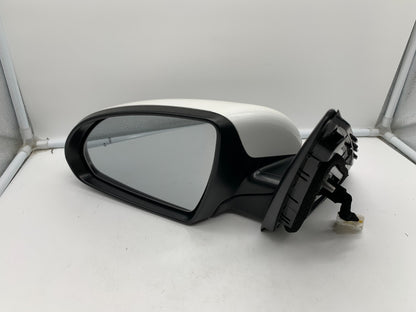 2016-2020 Kia Optima Driver Side View Power Door Mirror White BSA OEM