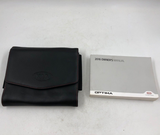 2016 Kia Optima Owners Manual with Case OEM A04B33005