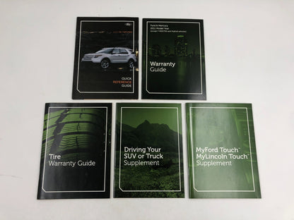 2011 Ford Explorer Owners Manual Set with Case OEM D03B27023