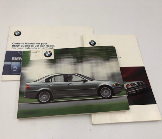 2001 BMW 320i 3 Series Owners Manual Set OEM C03B23045