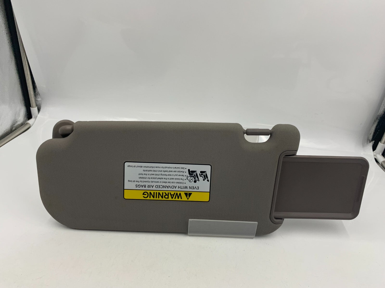 2010-2015 Hyundai Tucson Passenger Sun Visor Sunvisor Gray OEM B01B49034