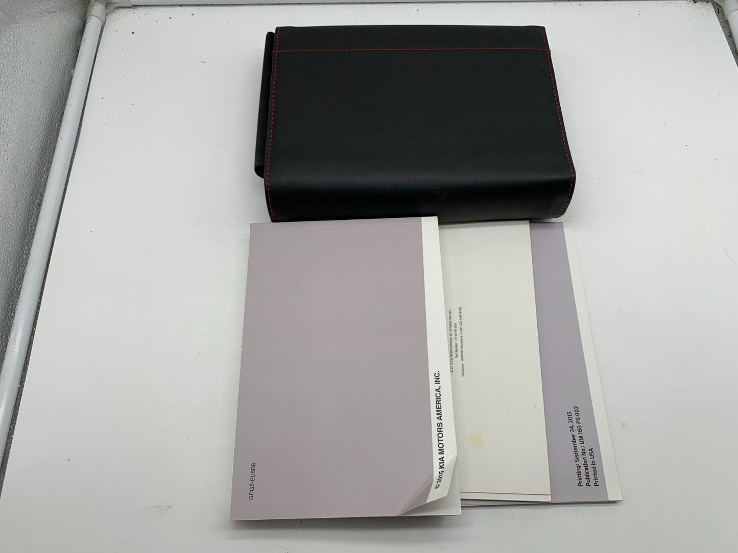 2016 Kia Optima Owners Manual Set with Case OEM C02B04035