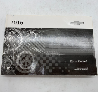 2016 Chevrolet Cruze Limited Owners Manual OEM A03B32003