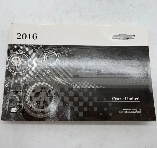 2016 Chevrolet Cruze Limited Owners Manual OEM A03B32003