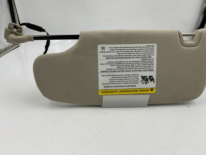 2015-2016 Ford Fusion Passenger Side Sun Visor Gray Illuminated OEM A02B40034