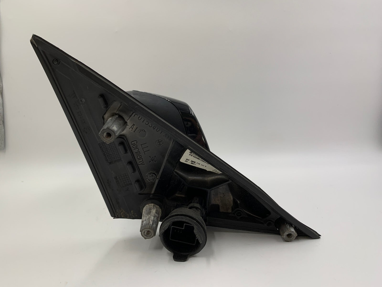 2012-2013 BMW 528i Driver Side View Power Door Mirror Black OEM C04B15020