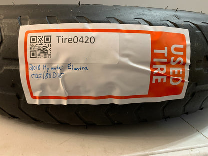2013-2020 Hyundai Elantra 15" Spare Tire Compact Donut T125/80D15 OEM