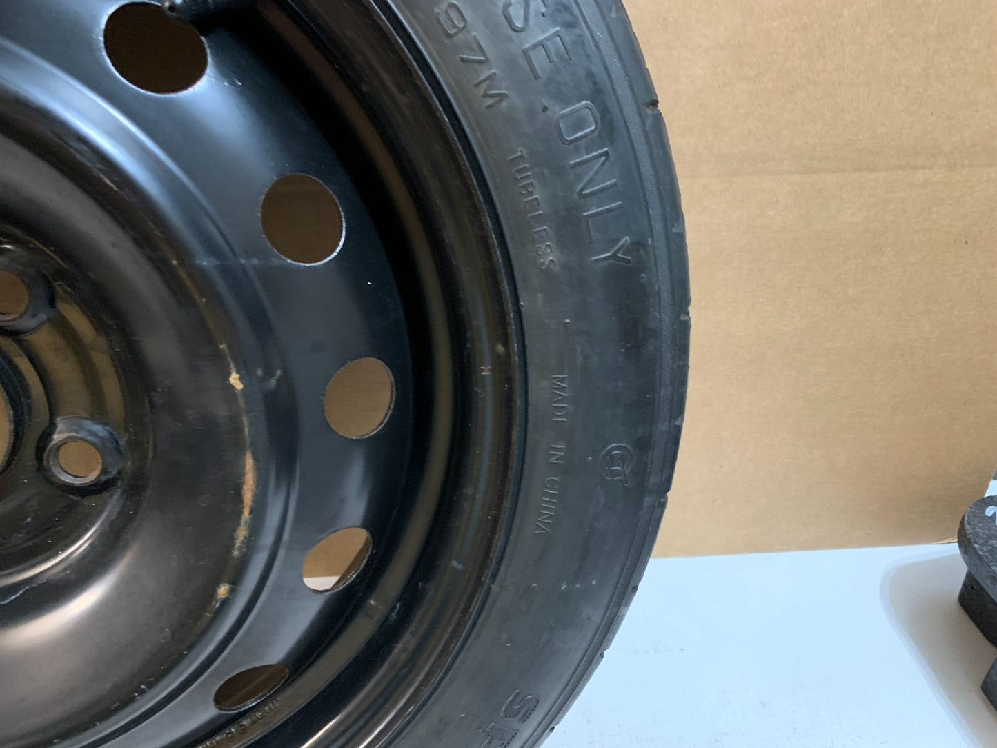 2011-2018 Kia Optima 16" Spare Tire Compact Donut T125/80D16 OEM Spare