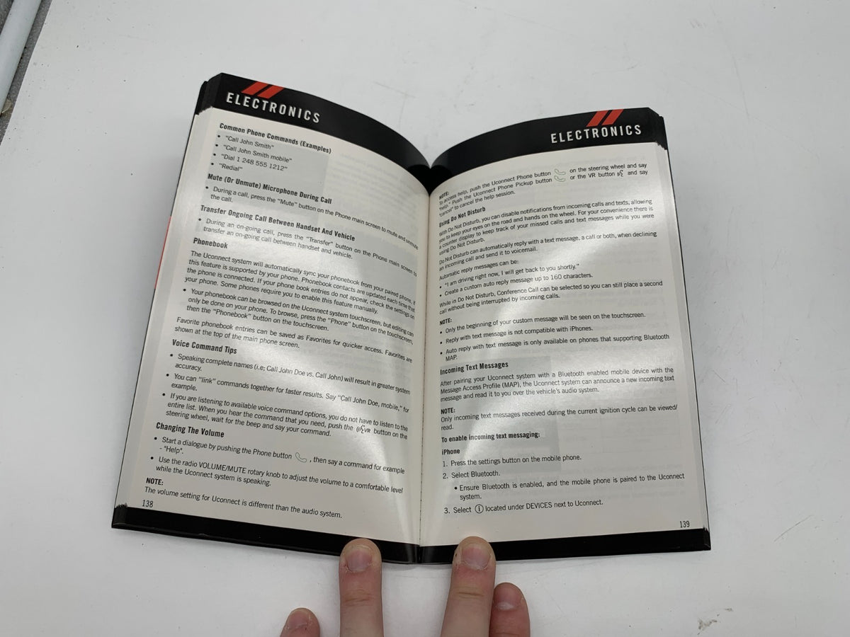 2016 Dodge Charger Owners Manual Set with Case OEM C02B12035