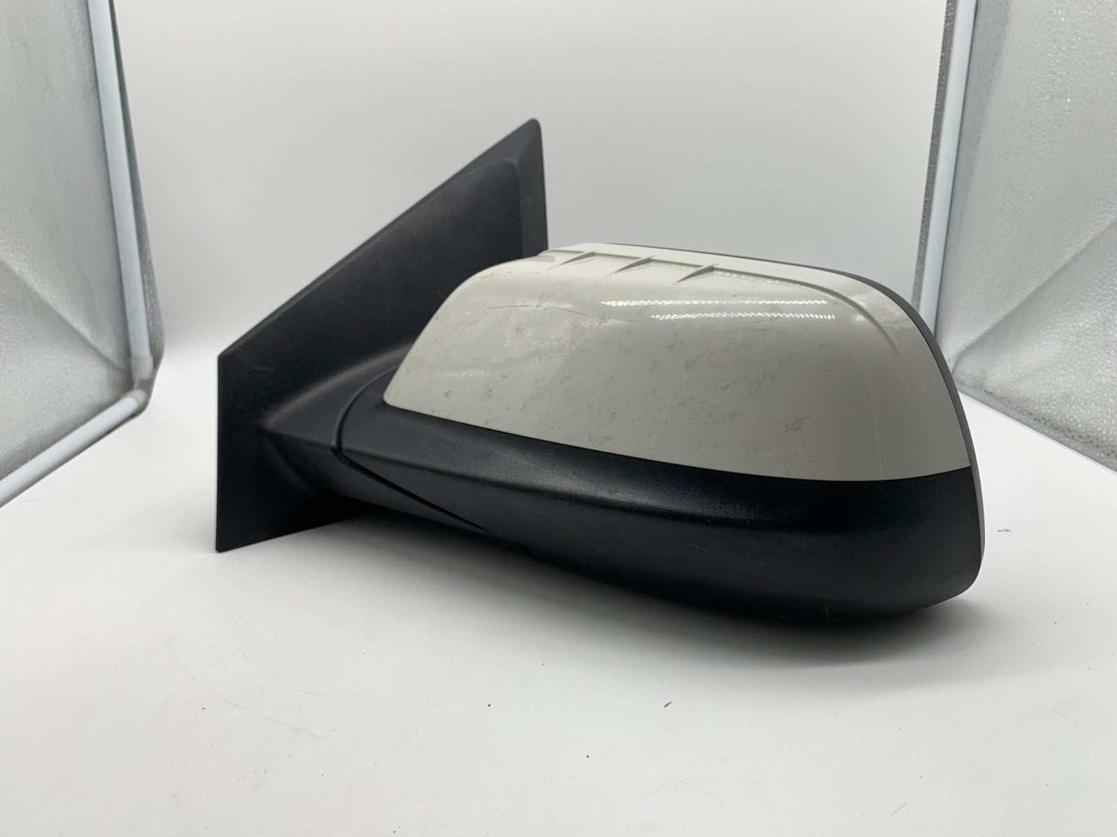 2010-2019 Ford Taurus Driver Side View Power Door Mirror White OEM C03B46019