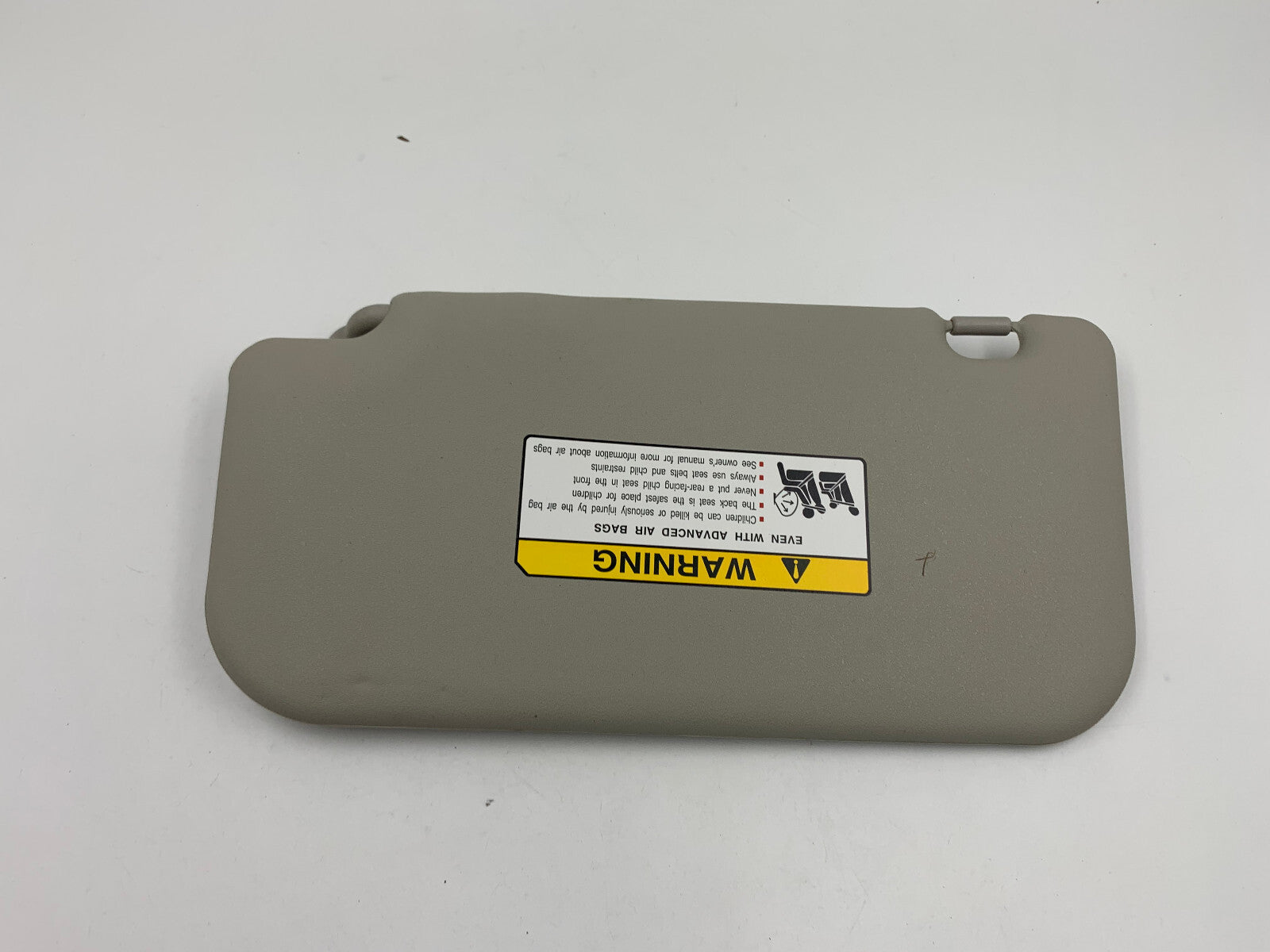 2014-2019 Mitsubishi Mirage Passenger Sun Visor Gray OEM D04B29010