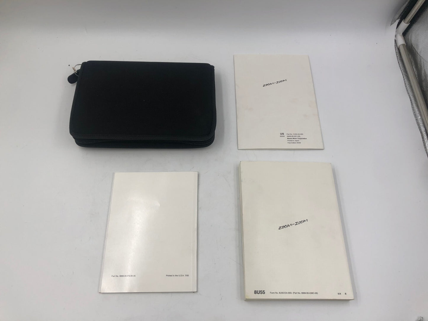 2006 Mazda 3 Owners Manual Set with Case OEM A02B35004