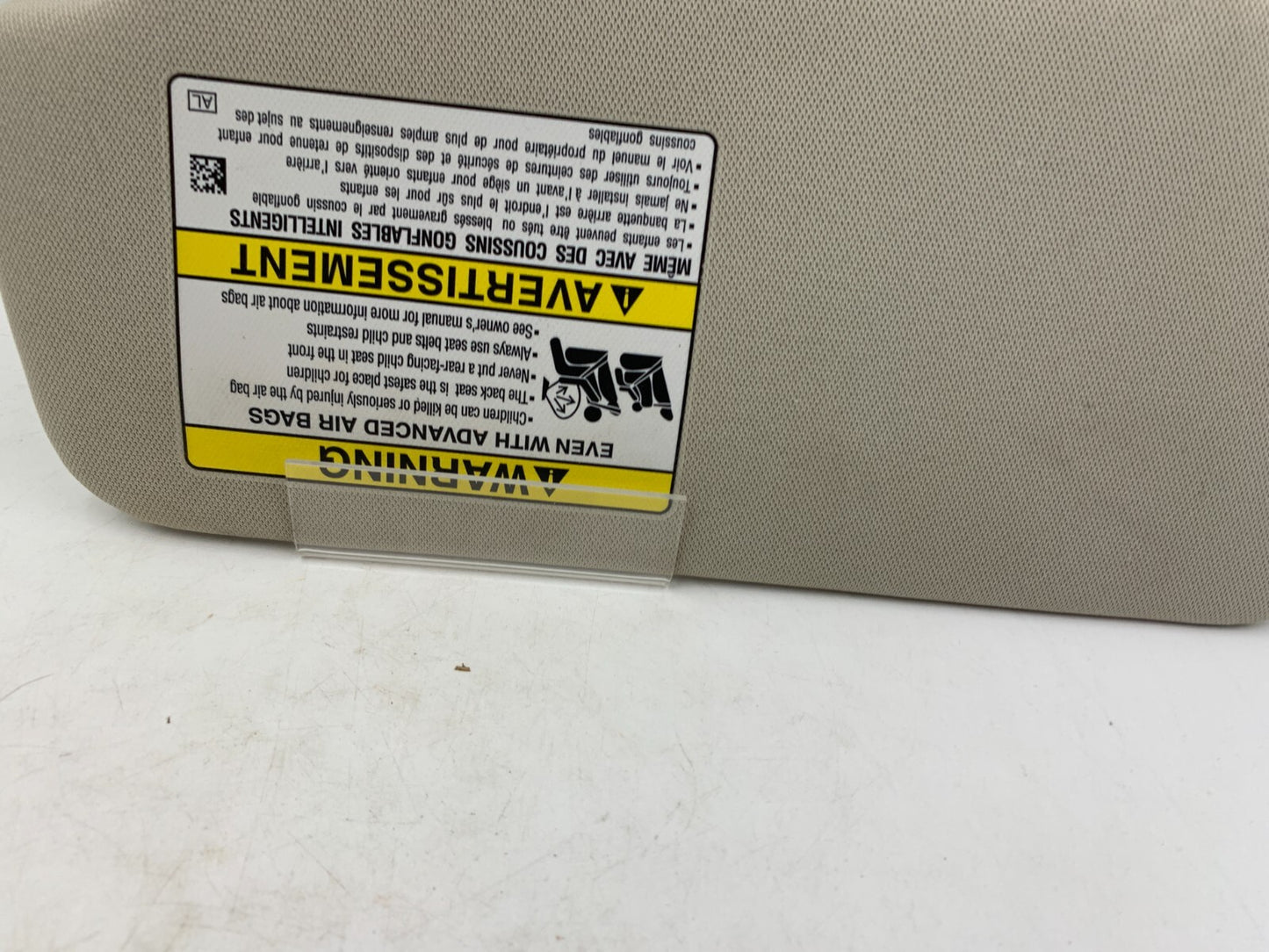 2015-2023 Subaru Legacy Passenger Sun Visor Beige Illuminated OEM B01B40046