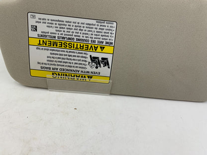 2015-2023 Subaru Legacy Passenger Sun Visor Beige Illuminated OEM B01B40046