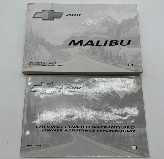 2010 Chevrolet Malibu Owners Manual Set OEM B03B19005