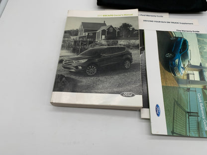 2017 Ford Escape Owners Manual Set with Case OEM
