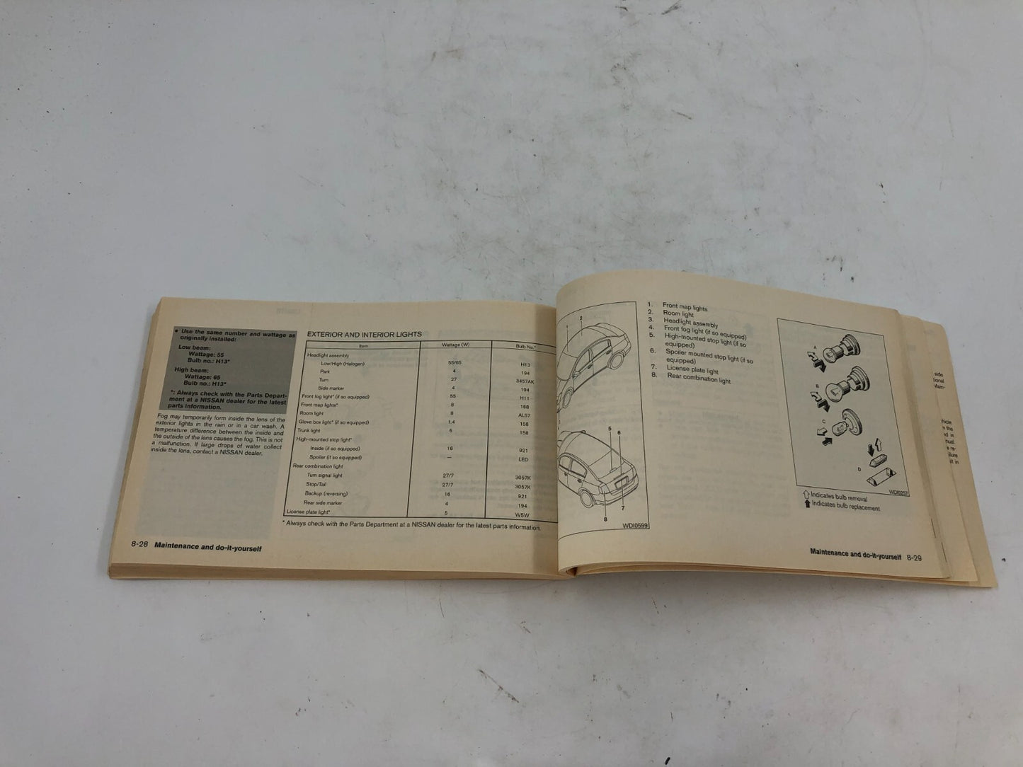 2008 Nissan Sentra Owners Manual Set with Case OEM D02B61006