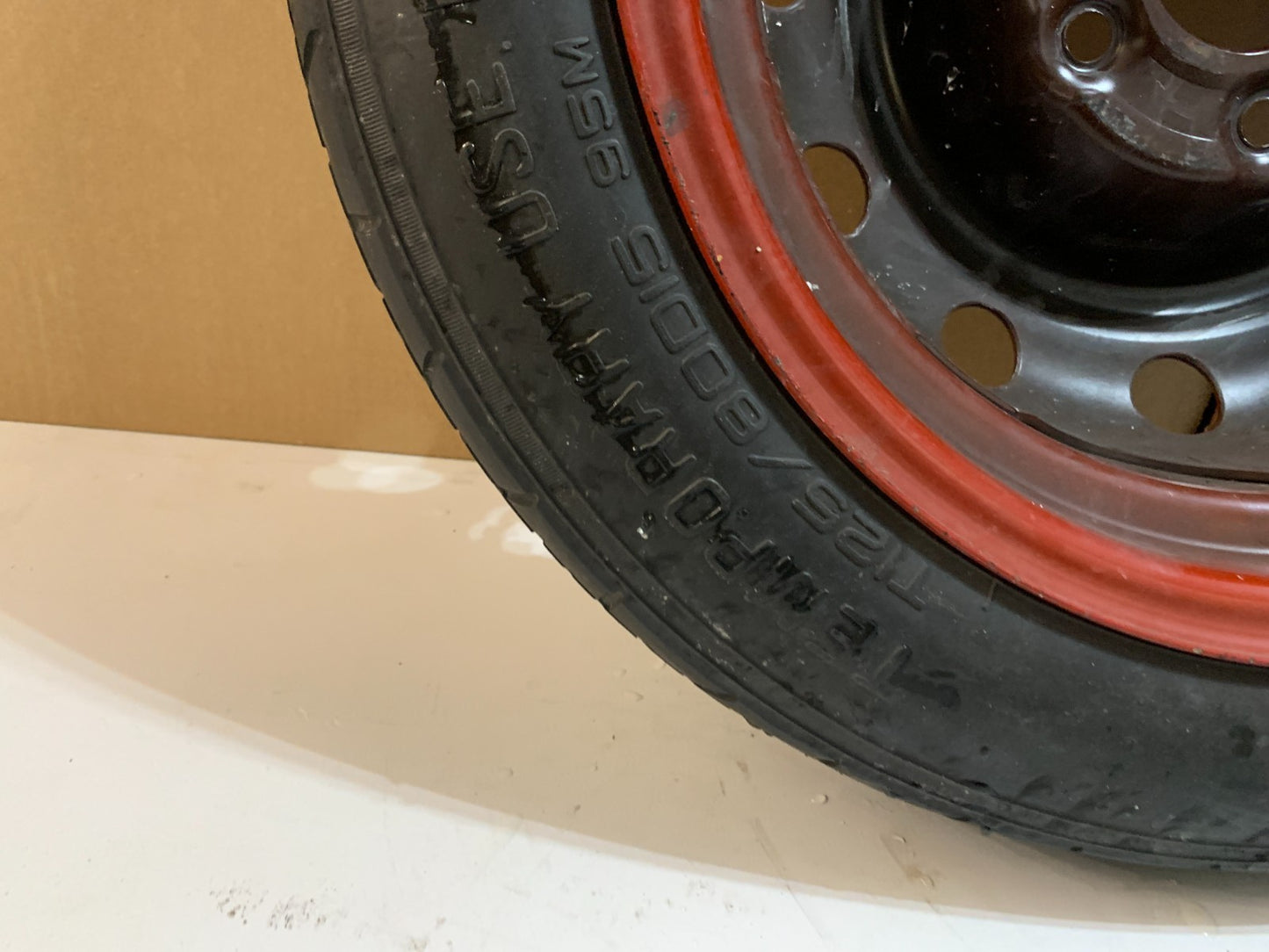 2013-2020 Hyundai Elantra 15" Spare Tire Compact Donut T125/80D15