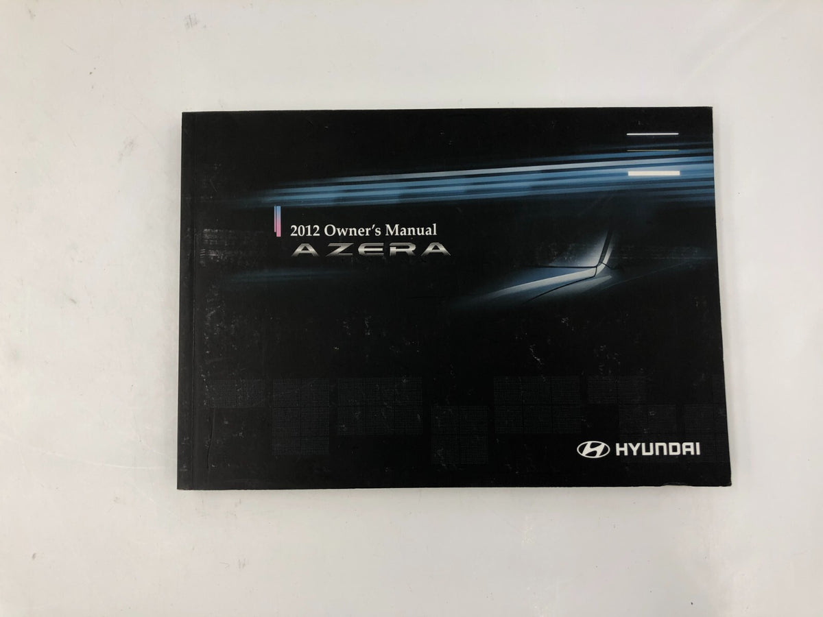 2012 Hyundai Azera Owners Manual Set with Case OEM C02B18001