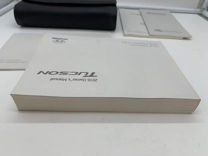 2016 Hyundai Tucson Owners Manual Set with Case OEM A03B13004