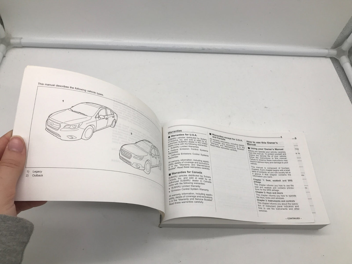 2005 Subaru Legacy Owners Manual OEM C02B45030