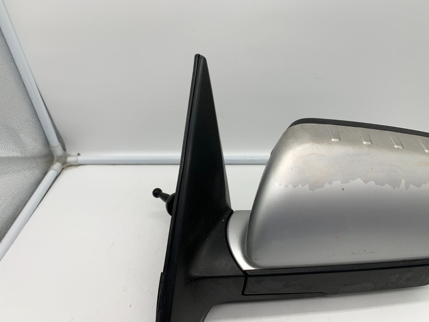 2010-2013 Kia Soul Driver Side View Manual Door Mirror Black OEM Silver